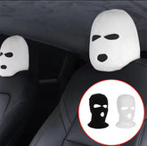 Knitted Car Headrest Covers Anti-Theft Warning Decoration